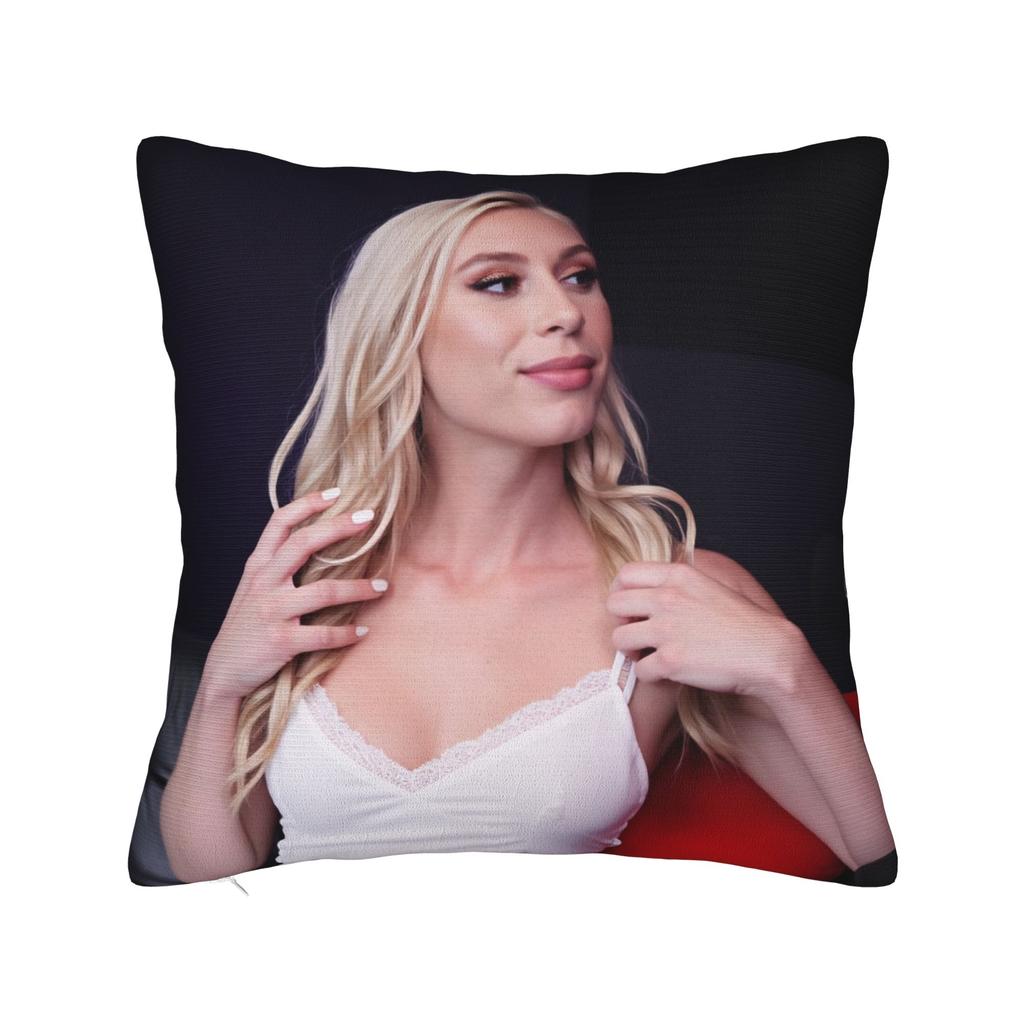 Pretty Girl Kay Lovely Pillow Case Soft Pillow Cover For Living Room Bed Chair Vintage Cushion Cover