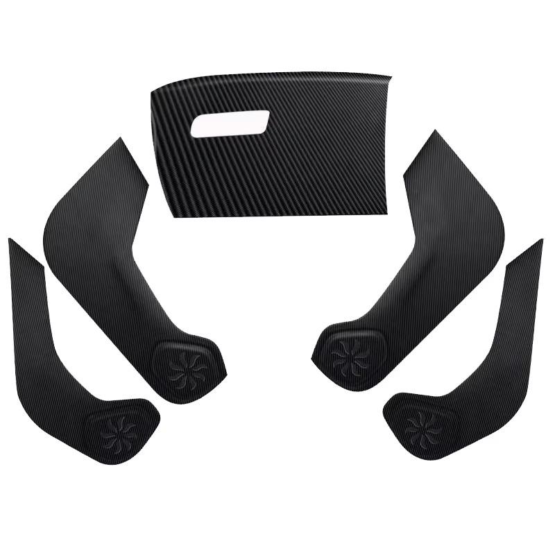 For MG HS 2018-2026 Car Door Anti Kick Pad Protection Sticker Glove Box Carbon Fiber Scratch Resistant Film Interior Accessories