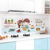 Kitchen Self Adhesive Oil-Proof Wall Stickers High-Temperature And Oil Smoke Resistant Tiles Sticker Proof Waterproof Wallpaper