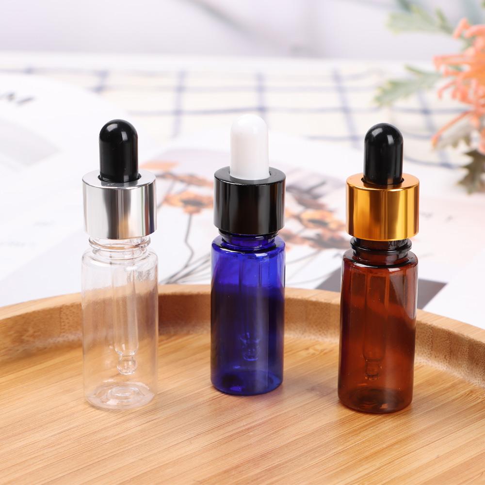 15ml PET Refillable Bottle Perfume Container Dropper Bottle Jars Vials With Pipette Sample Container Essential Oil Bottles Tools