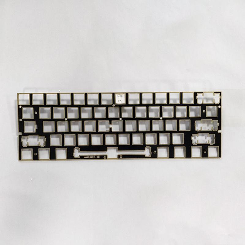 

Ігрова клавіатура Wooting60HE, Магнітний перемикач, Золочене покриття плати FR4, Сумісний з розкладкою 60% чорний