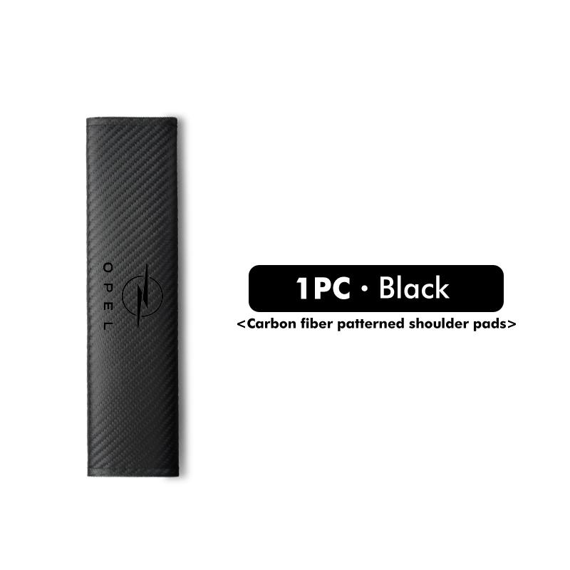 For Opel Car Carbon Fiber Seat Belt Shoulder Cover Padding Seatbelt ProtectionAccessories OPC Astra J H G K Insignia Corsa D B E