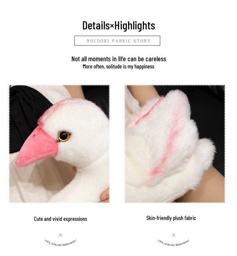 New Style Plush Swan Rag Doll - Perfect for Weddings and Gifts