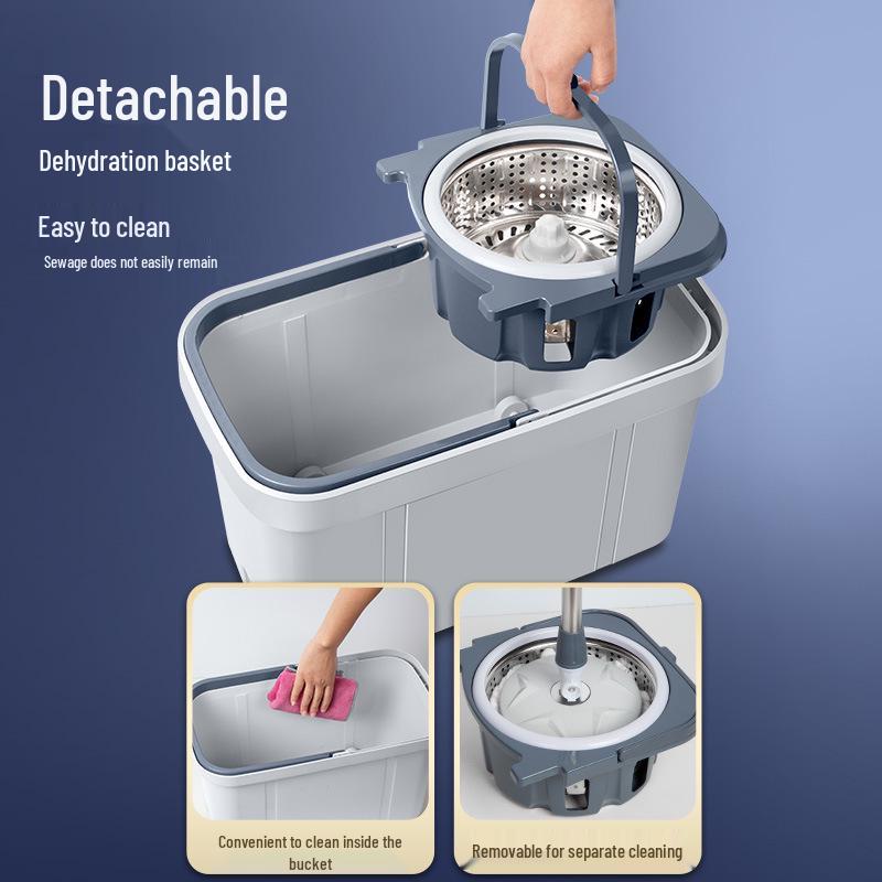 Spin Mop Household Double Drive 2025 Model - Automatic Spin Dry and Dehydration System