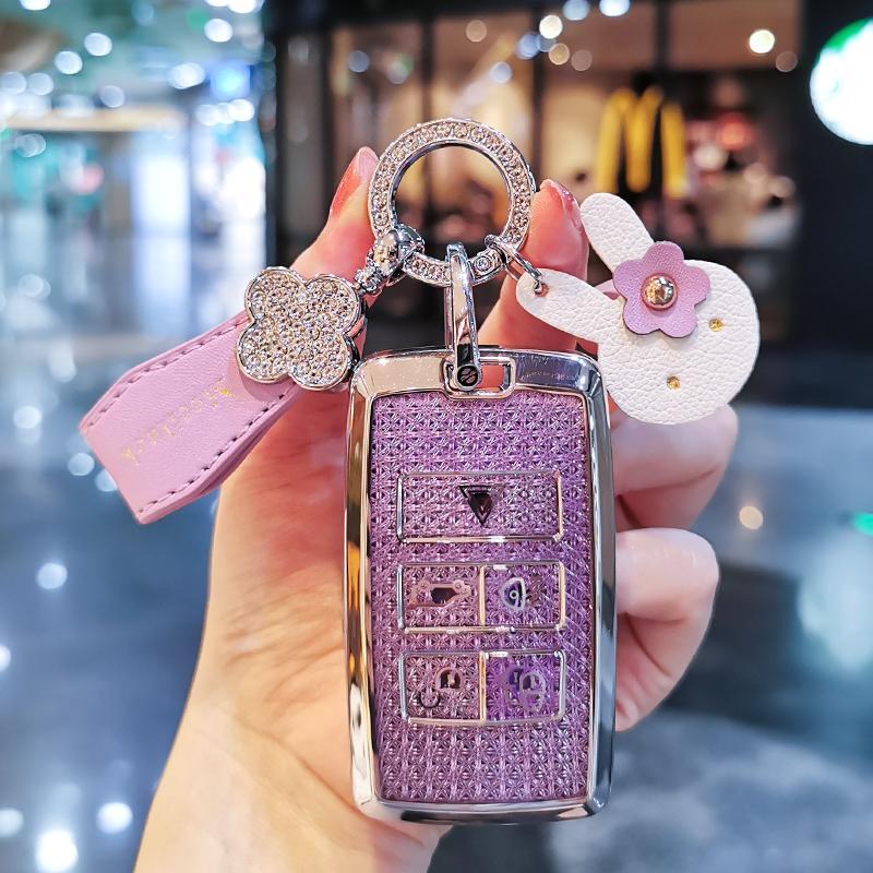 Car Key Case Cover Shell for Land Rover Range Rover Evoque L Defender Freelander2 Velar Discovery Sport5/4 Car Key Bag Car Keys