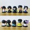 Q Version Demon Slayer Action Figure, Sitting Ghost Doll, Tanjiro, Nidouzi, Inosuke, Zenizu Movie Model Toys, 4-15 pcs, set