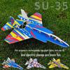 Electric USB Charging Hand-Launched Su-35 Su-27 Boomerang Glider Model Airplane