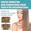 Protein Straightening Cream For Smoothing Frizz Split Repair Damaged Hair Without Straightening Care Cream