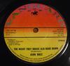 7inch Record JOAN BAEZ  The Night They Drove Old Dixie Down ZTSP223739 1971 UK Rock Used