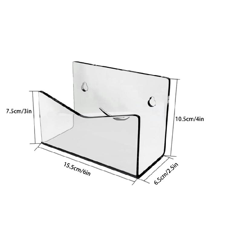 Acrylic Envelope Container Mail Organizer Wall Mounted Letter Sorter for Offices