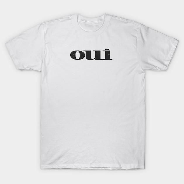 

Men Black Print T-shirt Oui Maxxxine No-Cut Transfer Paper Print Cotton Tshirt L білий