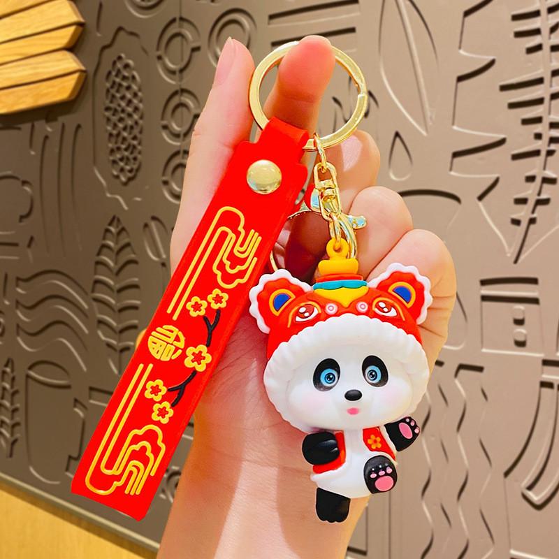 Adorable Style Chinese Panda Keychain Cute Cartoon Bag Charm Perfect Gifts For