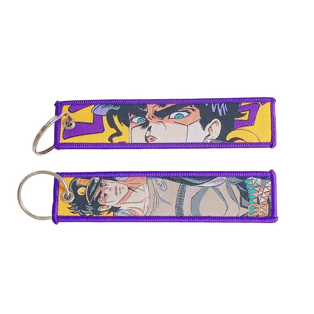 Anime Schloss Schlüsselanhänger Fan Geschenke Jet Tags Stickerei Schlüsselanhänger Niedlicher Auto Anhänger Schlüsselanhänger Schmuckstück Tasche Geldbörse Anhänger Zubehör Geschenke