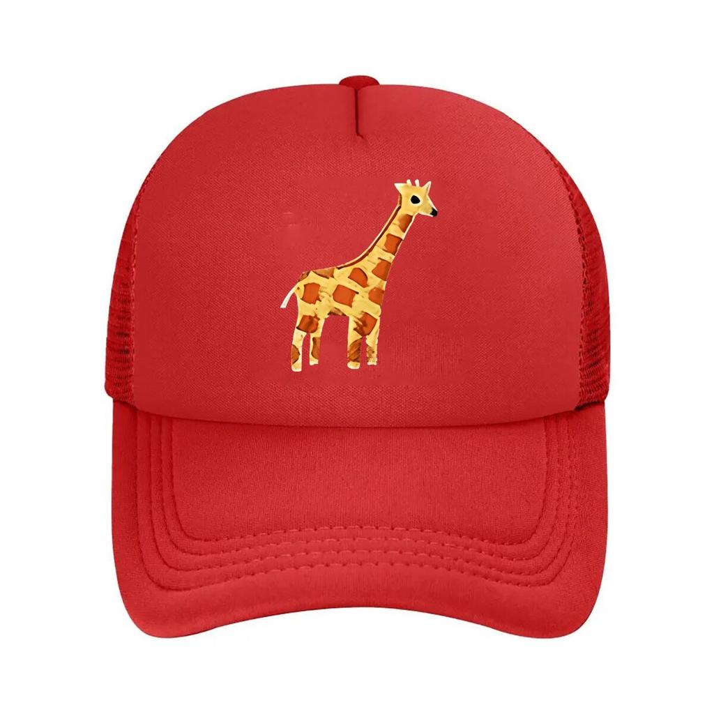 Giraffe Baseball Cap Curved Brim HipHop Hat Adjustable HighQuality Vintage Casual Cap with Anima Mesh Baseball Cap