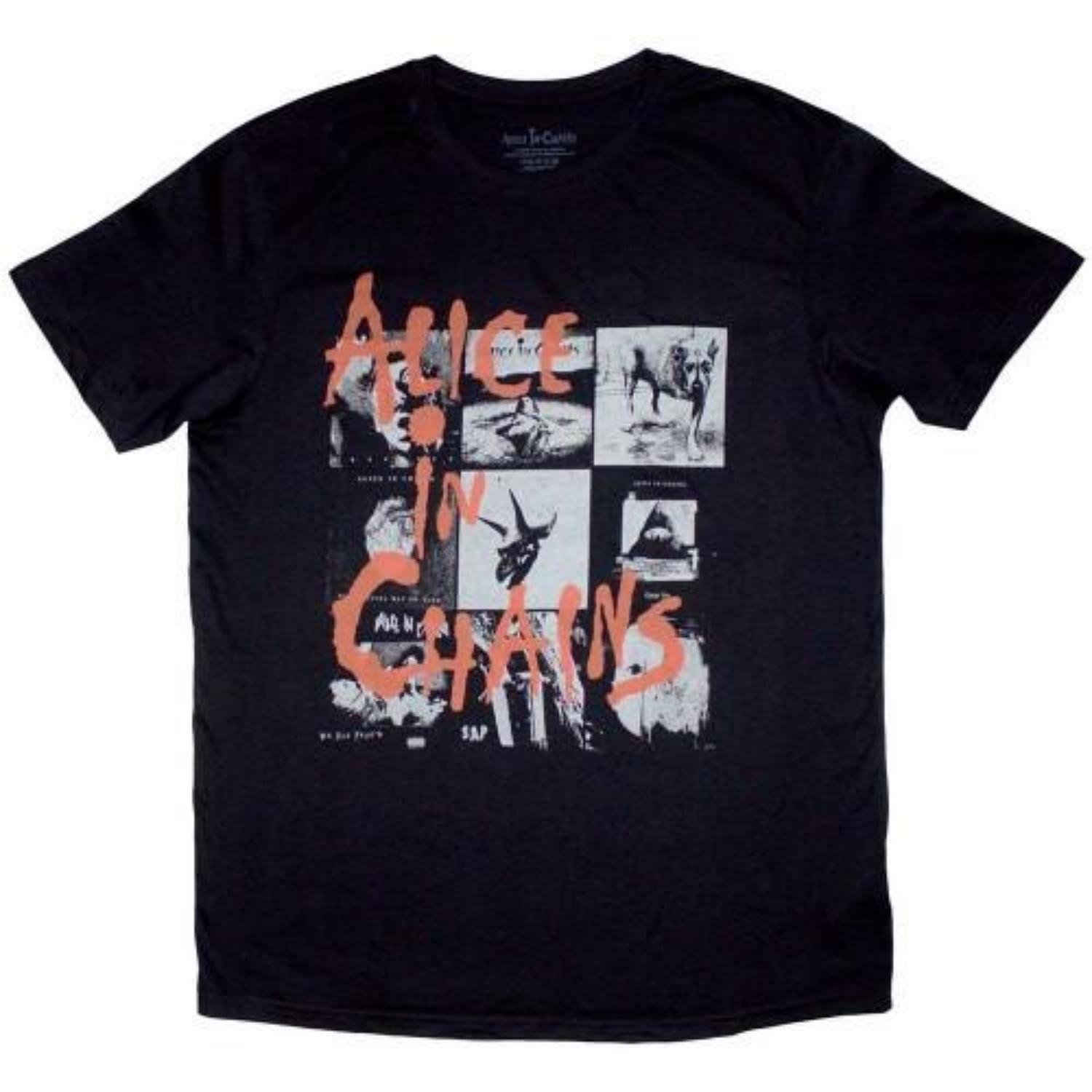 Alice In Chains Unisex Adult Albums Montage T-Shirt S