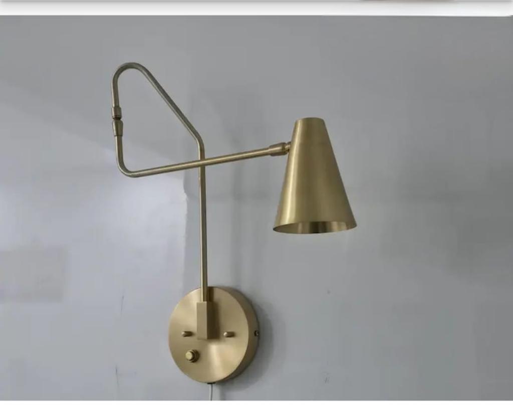 Plug In Lamps Modern Wall Sconces with Switch Bedside Reading Adjustable Wall Lights