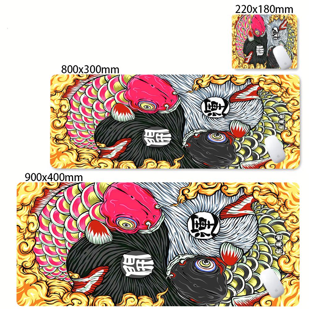 90x40cm Office Large Mousepad XXL Large Dragon Desk Mat Gamer Mouse Pad Computer PC Accessories Table Mats Art illustration Mats