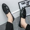 Fashion Men Fashion Tassel Shoes Black One Step Business Fashion Versatile Le Fu Shoes British Gentleman Shoes Size 38-46 Men Shoes
