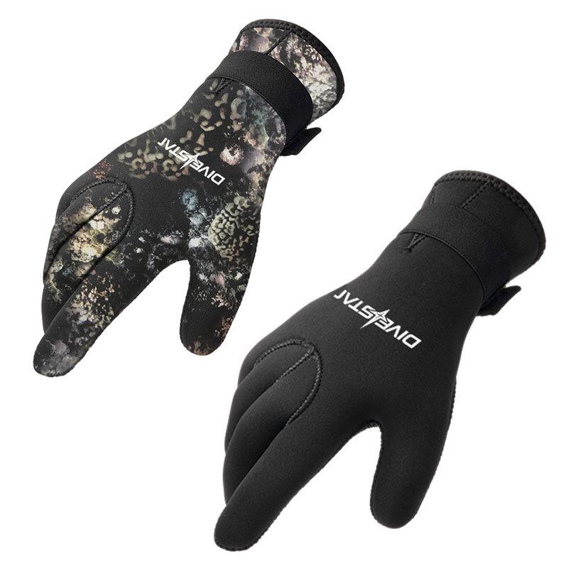 3/5mm Cut-Resistant Non-Slip Diving Gloves for Fishing, Snorkeling & Surfing - Warm & Puncture-Resistant