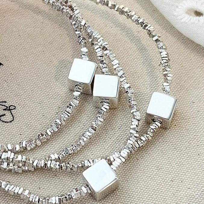 Square Bracelet Women's Fashion Simple Personality Versatile Ins Scenery Square Jewelry