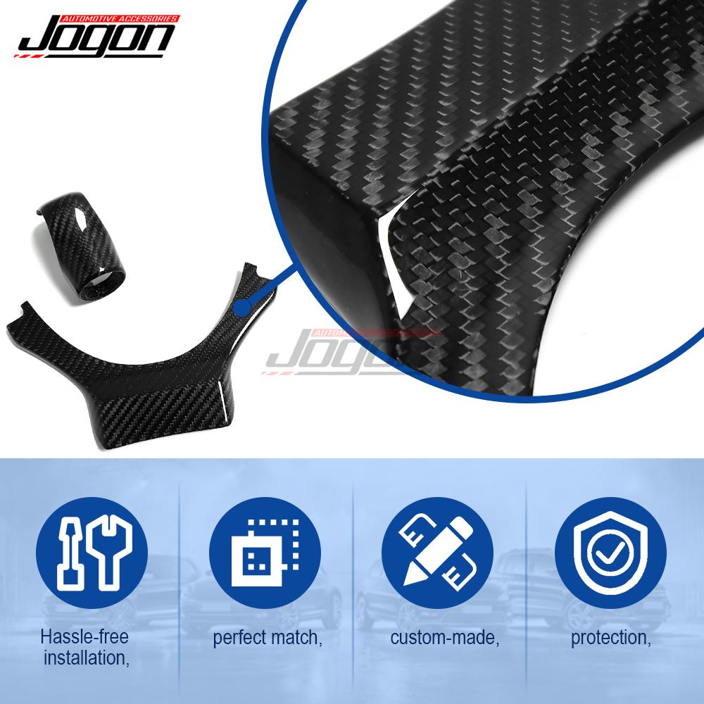 Carbon Fiber Central Gear Shift Knob Cover Steering Wheel Panel Trim for Lexus IS GS ES IS200 IS300 IS350 IS500 ES350 GS200t