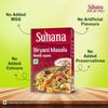 Suhana Masala Pulver Biryani Masala 100g Karton Authentische Aromatische Reiskrüutermischung für Hähnchen Gemüse Paneer Biryani
