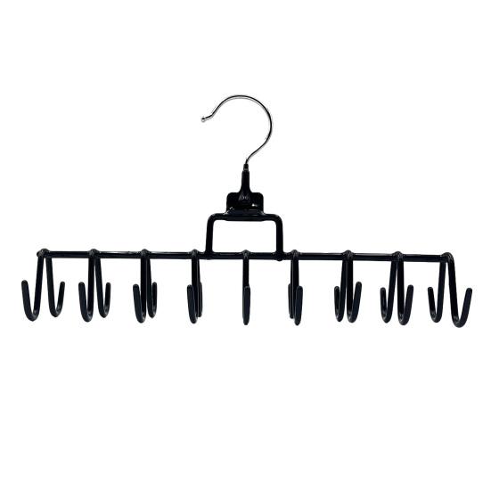 Hook Hanger 18 Multi-Hook Over Door Organizer Strong Load-Bearing Space-Saving Clothes Bags Towels Storage Rack