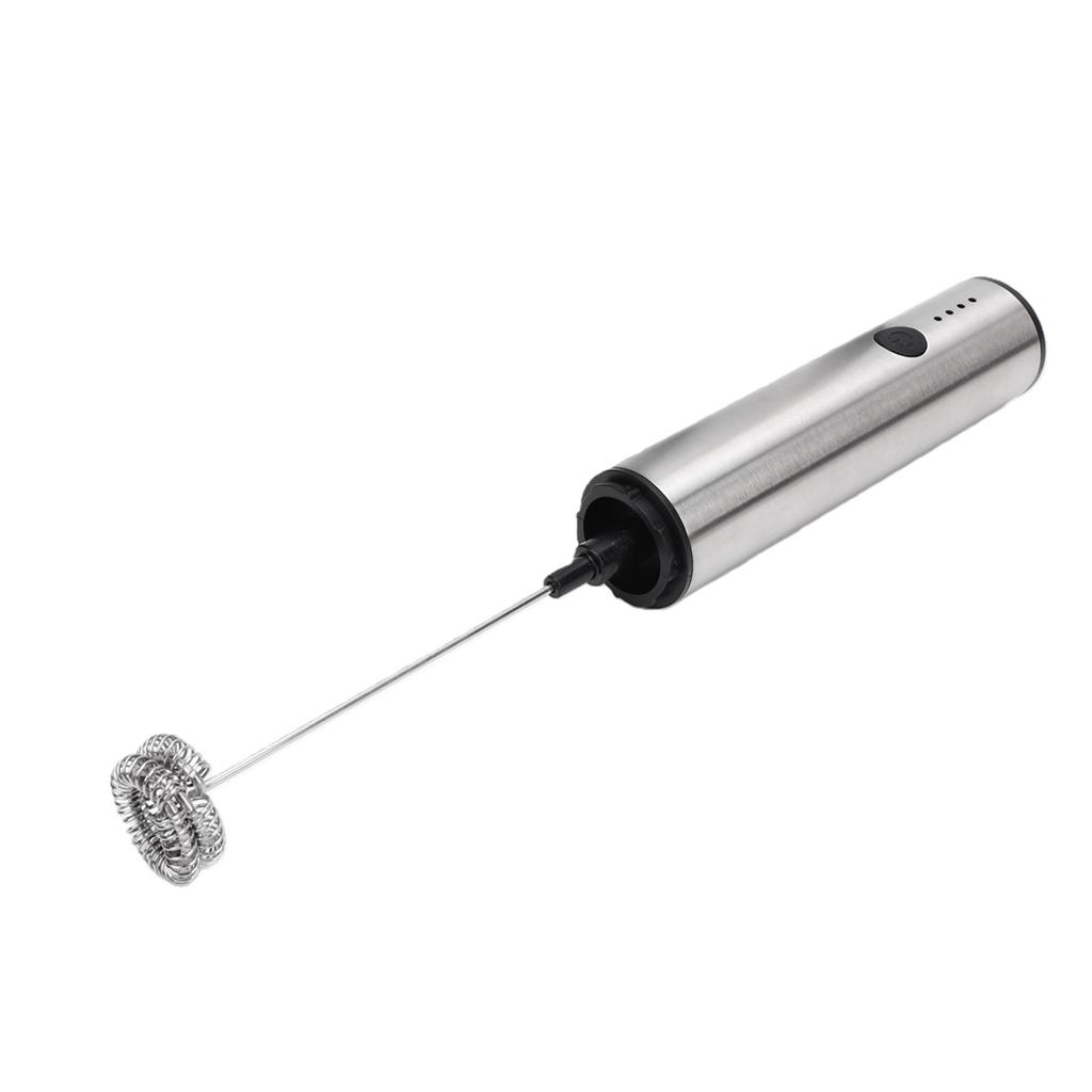 Kitchen Milk Frother Handheld USB Rechargeable Electric Whisk Foam Maker Drink Mixer for Coffee Hot Chocolate Matcha