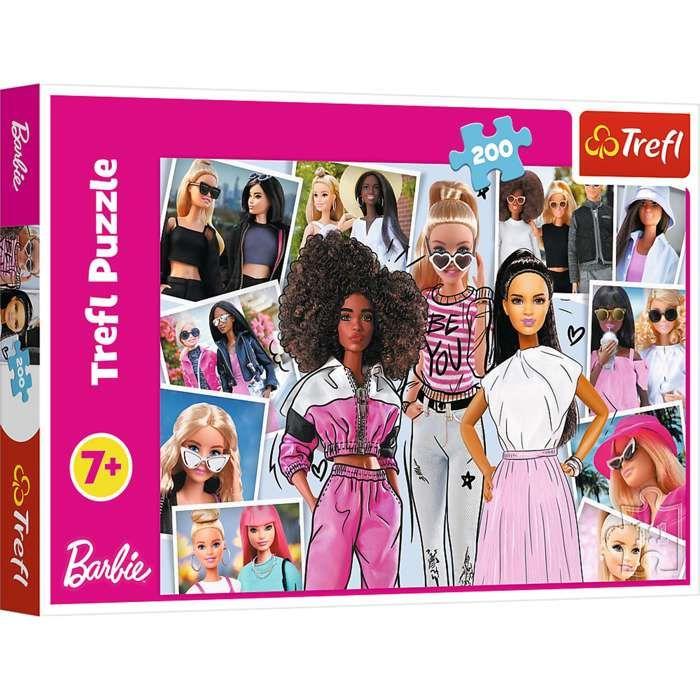 Trefl Puzzle Barbie - Dans le monde de Barbie 200 éléments 48x34