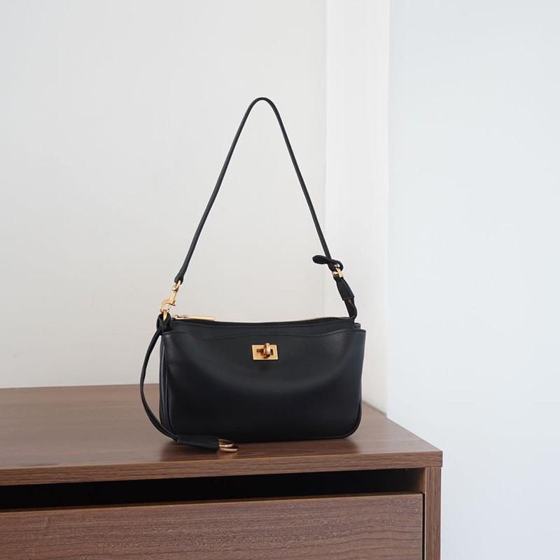 

Inner Outer Full Leather Motorcycle Bag Rodeo Lock Underarm Mahjong Premium Commuting Versatile Shoulder