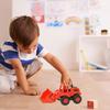1:55 Children Plastic Vehicle Car Toys Trucks Construction Vehicle Excavator Bulldozer Model Inertia Children's Gifts Carro