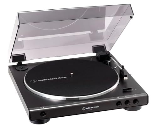 Audio-Technica Full Auto Record Player AT-LP60X 33/45 Rotation Compatible Belt Drive [Domestic Genuine Product] Dark Gunmetal AT-LP60X DGM