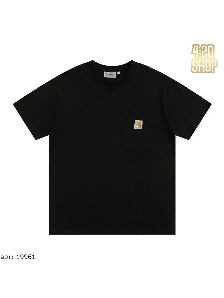 Футболка оверсайз с принтом Stussy S