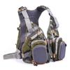 D77 Many Pockets 3D Vest Factory Direct Sale Fly Fishing Vest With Backpack
