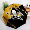 Pittsburgh Penguins Hockey Team Umbrella 8-Frame for Travel, Camping, Casual Lightweight Portable Umbrella, Essential for Every Family Holidays Gift