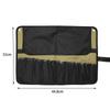 Portable Tool Roll Bag, Heavy Duty Oxford Canvas Multi-Pocket Storage Pouch Organizer for Motorcycle, Mechanic, Electrician, Roll Up Wrench Case