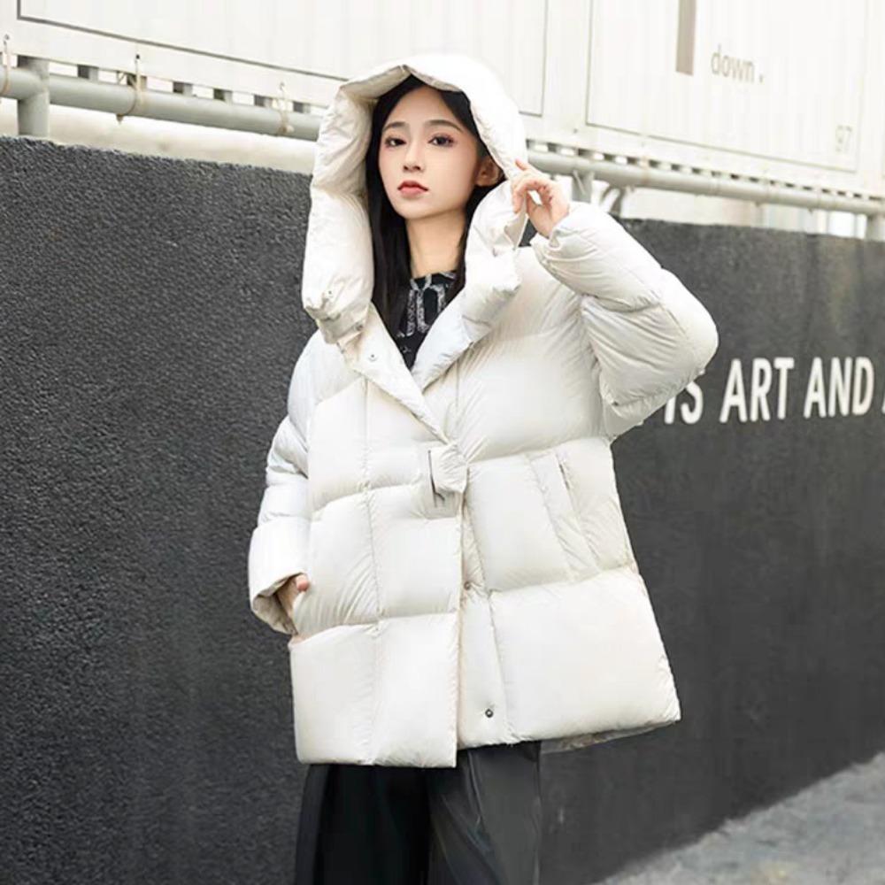 Small High-end White Duck Down Short Thickened Down Jacket Women's New Winter Temperament Socialite Jacket