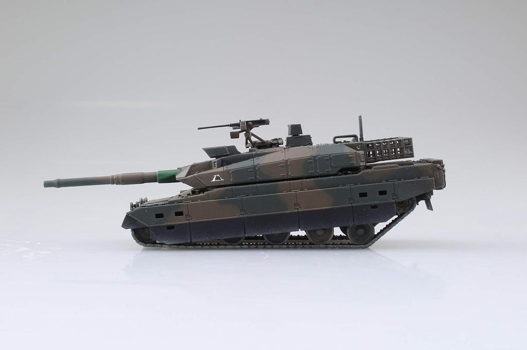 Aoshima Bunka Kyozai Military Model Kit Series 14 Japan Ground Force Type 10 Tank Plastic Model 1/72 No. Self-Defense