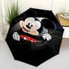 Mickey Mouse Themed Automatic Opening and Closing Umbrella, Brightly Colored 8-rib Portable Umbrella, Suitable for Men and Women, A Perfect Gift for C
