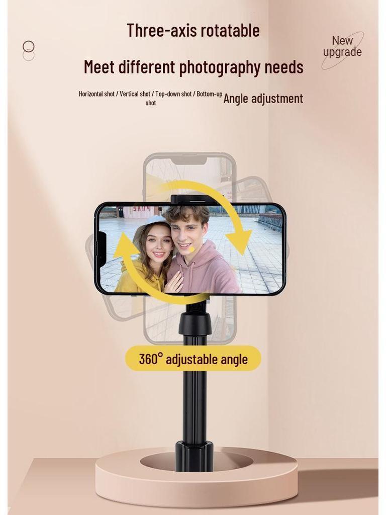 8 Smog Anti-shake Selfie Stick & Tripod: Multi-functional Mobile Holder for Live Streaming & Universal Use