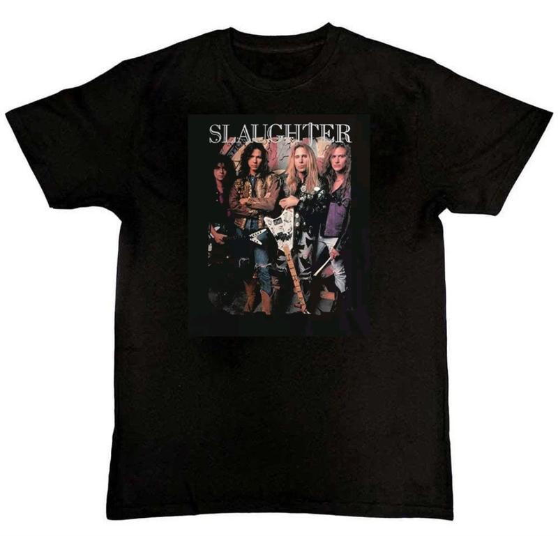 Slaughter Music Band Graphic Print Unisex T-Shirt Graphic Tee XL