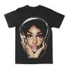 Rapper Singer SZA Cotton T-shirt Women Big Face Graphic Tee Casual Cotton High-end Luxury Oversized Hot Product Unisex Classic