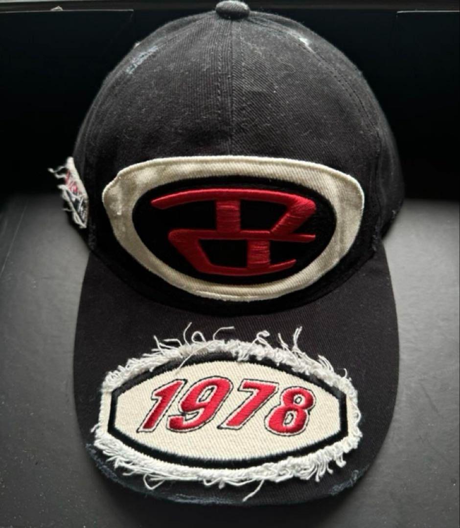 

[USED] Diesel Embroidered Patch Baseball Cap, Unisex, Size 3