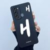 For Itel Vision 3 / Itel S17 / Itel P38 S661L S661W Case Lucky Initial Letter Liquid Silicone Protective Back Cover Phone Case