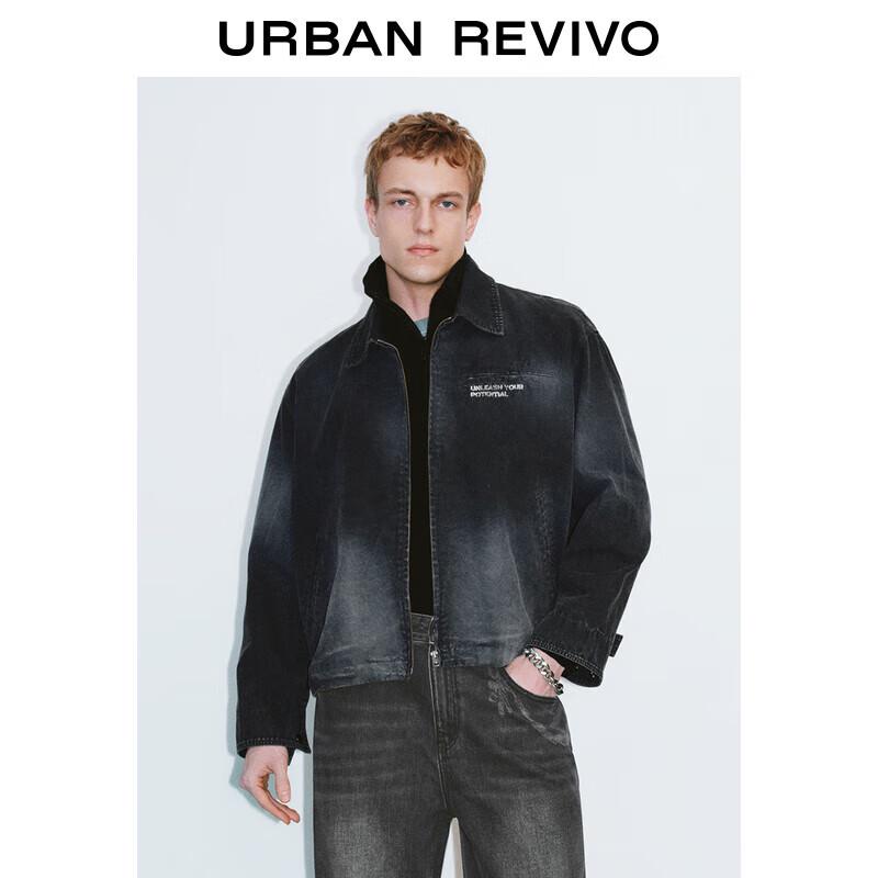 UR 2025 Men s Street Style Printed Oversized Jacket S (XS-S)