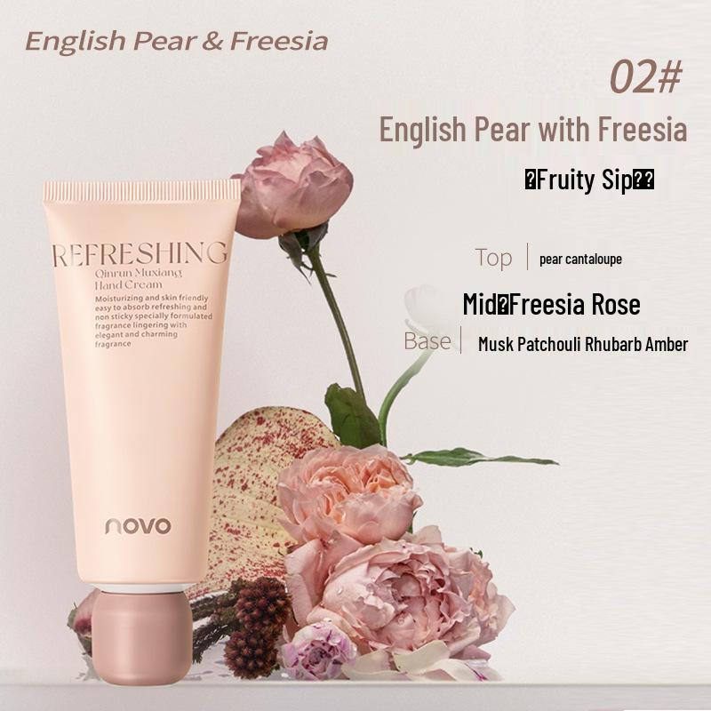 NOVO Fragrant Hydrating Hand Cream: Moisturizing, Anti-Cracking, Non-Greasy, Portable for Autumn/Winter.