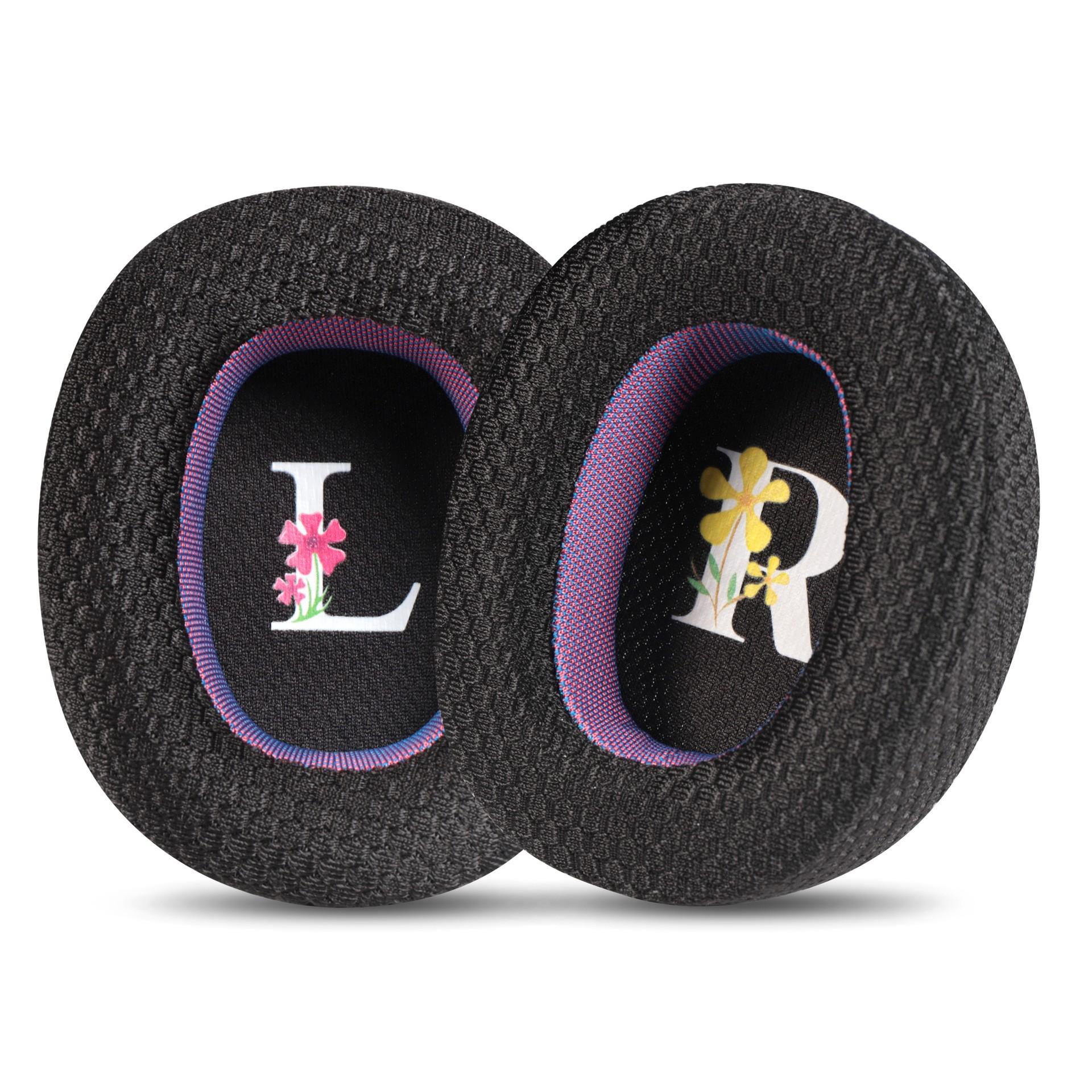 Replacement ear cushions - For JBL Live 650BTNC 660 E65BTNC - Breathable mesh чёрный