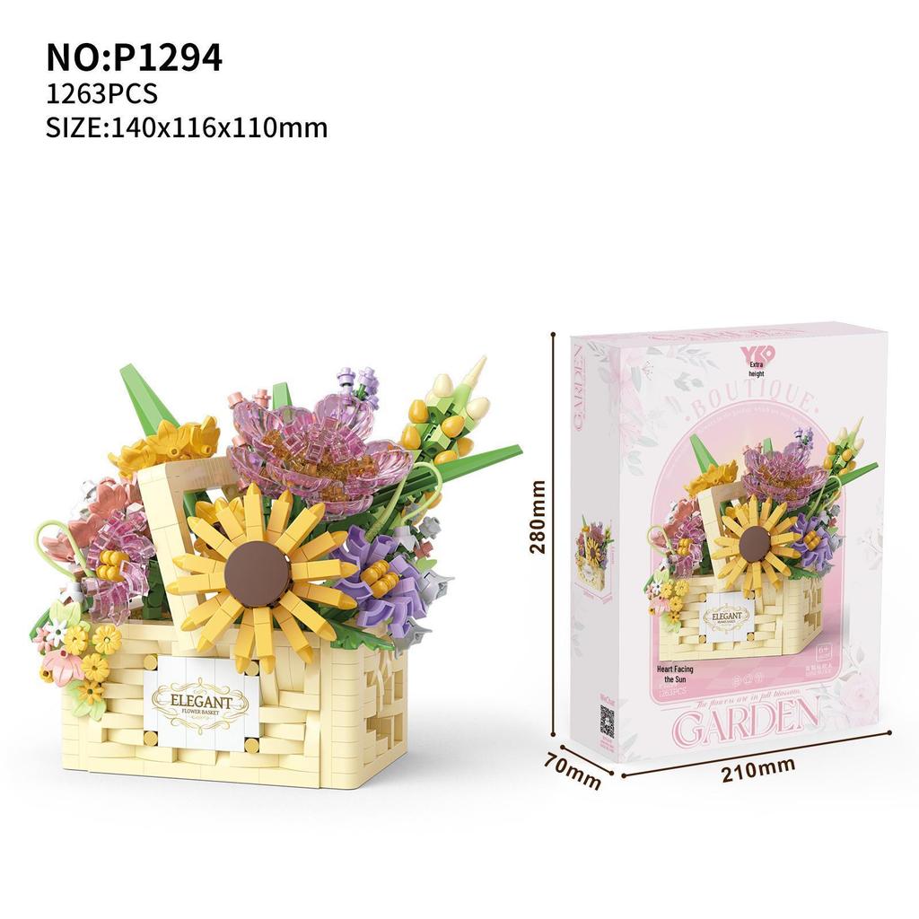 Bukiet Sukulentów Klocki - Prezenty Świąteczne i Zabawki