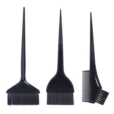 3pcs Hair Dye Color Brush Professional Salon Hair Coloring Brush Hair Coloring Comb Brush