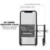 Bicycle Phone Holder Shockproof Bike Phone Support Bracket Aluminum Alloy Bicycle Navigation Phone Bracket for Outdoor Riding